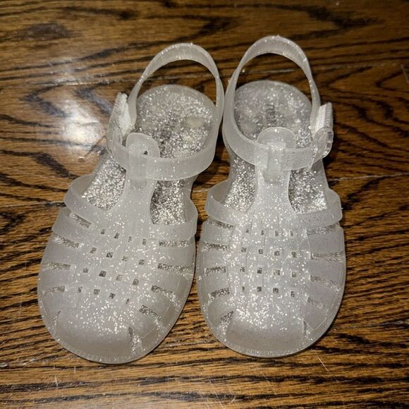 Tucker + Tate Purple & Clear Glitter Jelly with Adjustable Straps Sandal Bundle - Picture 5 of 10